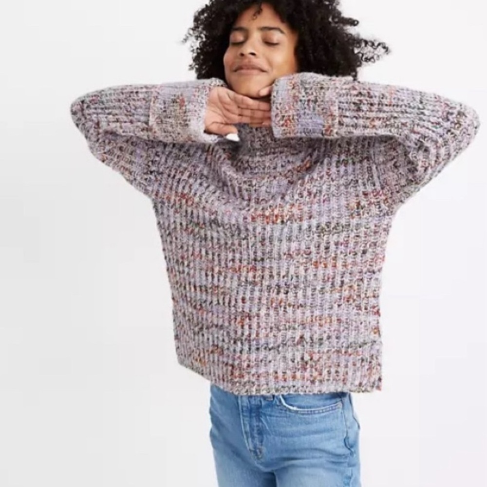 New Madewell Raynor mock neck sweater S